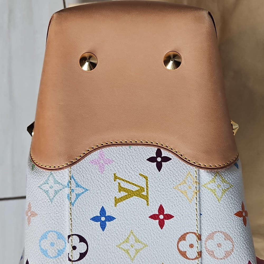 ๐Louis Vuitton Murakami Judy GM White Multicolor Monogram Bag - Picture 5 of 16